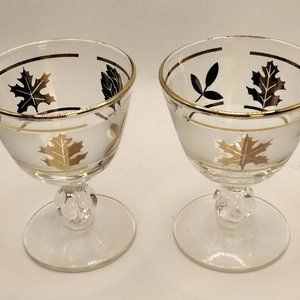 Vintage Libbey 4oz Cordial or Sherbet Glasses Set of 2